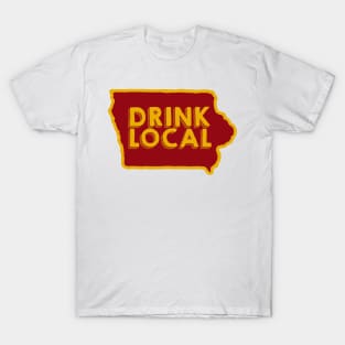 Iowa Drink Local Beer T-Shirt